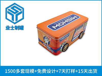 创意车仔巴士饼干罐,车仔巧克力铁盒_业士铁盒环球app(中国)有限公司官网制罐定制厂家