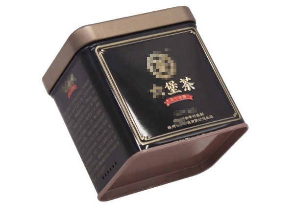 90*70*90mm方形茶叶马口环球app(中国)有限公司官网 红茶包装铁皮罐