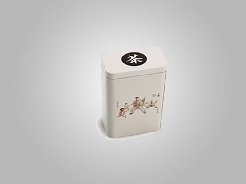 87x51x140长方形茶叶铁盒,茶叶环球app(中国)有限公司官网包装定制_业士铁盒制罐定制厂家